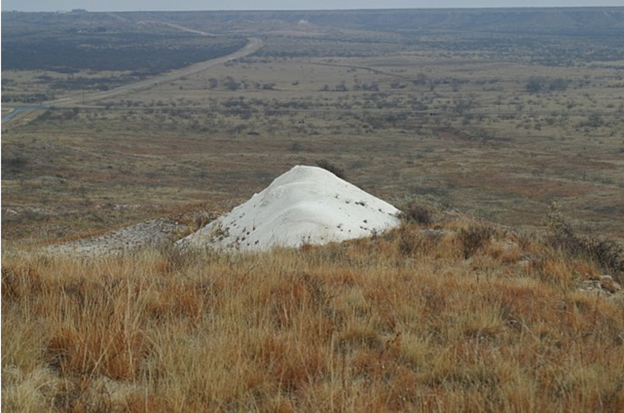 Mount Blanco in Crosby County, Texas